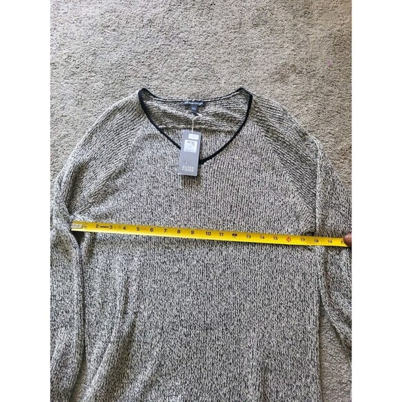 Eileen Fisher Hi-Lo V-Neck Knitted Box Top Sweater Size Xl - Picture 9 of 9